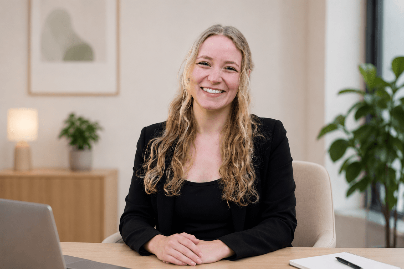 Nadja Augustin im Beratungsgespräch